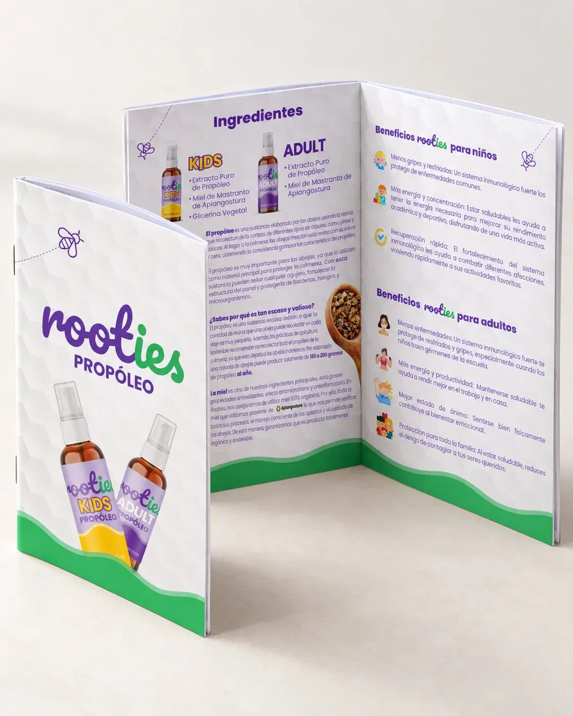 Booklet de lanzamiento de Rooties