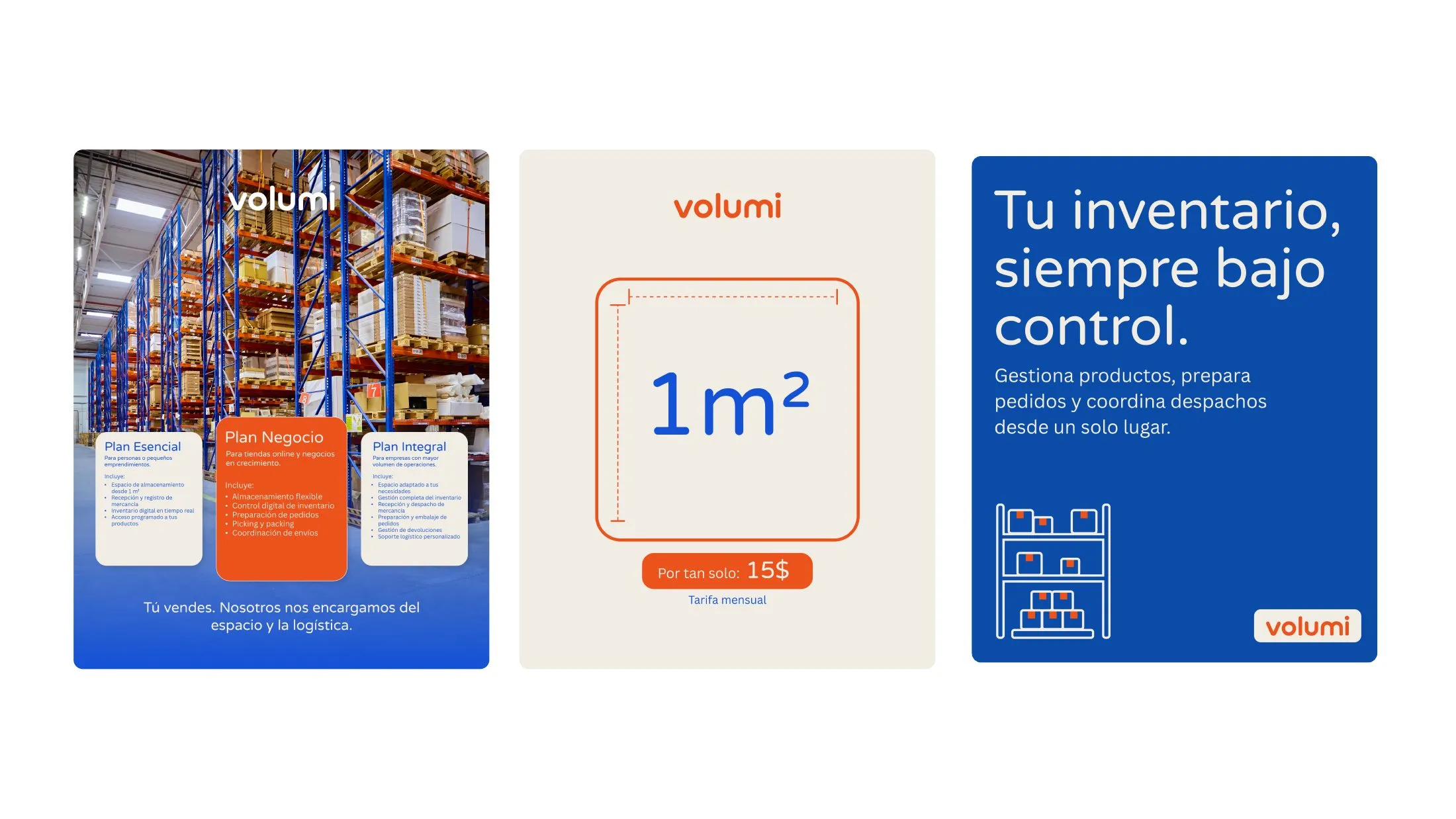 Piezas impresas de Volumi