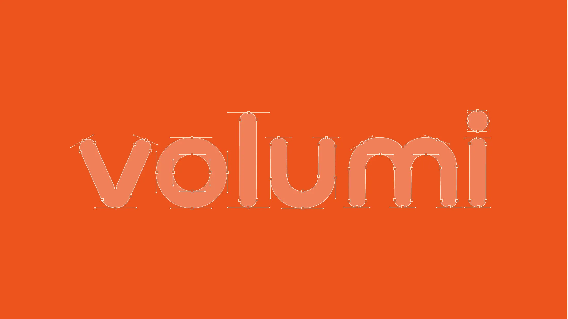 Construcción del logo de Volumi