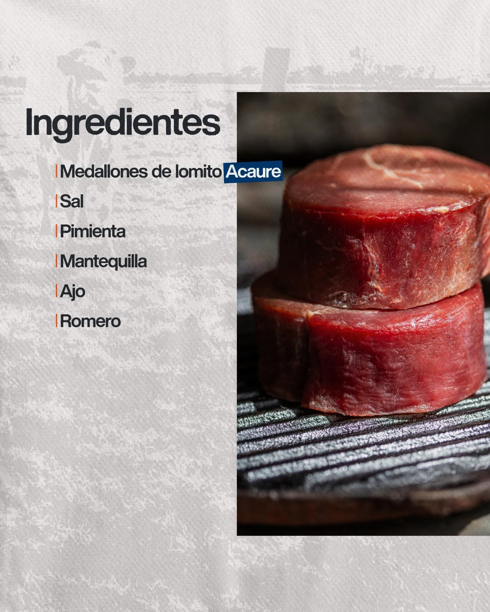 Ingredientes de la receta