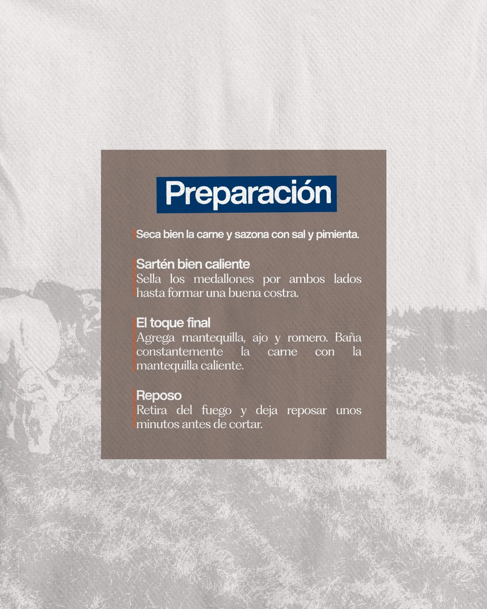 Preparación paso a paso