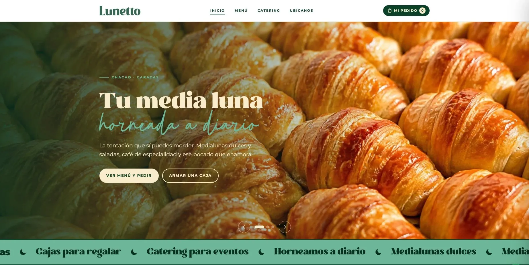 Portada del sitio de Lunetto